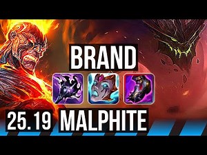 BRAND vs MALPHITE (MID) | EUW Master | 25.19