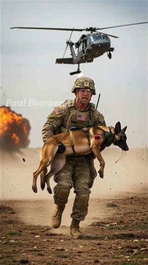 The USA Wounded Military Dog Left Behind - Watch What His Soldier Does Next