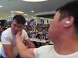Men take part in shocking slapping competition in Kyrgyzstan