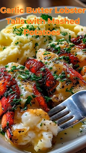 1.2K views · 104 reactions | Garlic Butter Lobster Tails with Mashed...