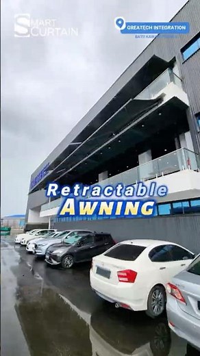 The Perfect Outdoor Cafe Upgrade: 22m Retractable Awning @ Greatech Integration 🌧️