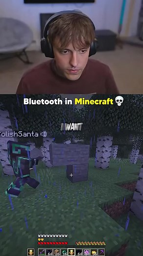 Bluetooth in Minecraft is crazy #donutsmp #fyp | minecraft