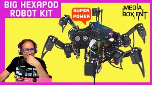 Watch Big Hexapod Robot Kit for Raspberry Pi, on Amazon Live