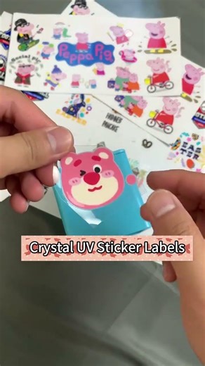 Crystal UV Sticker Labels | UV A and B Film | Crystal Labels | UV Printing | A-SUB® Paper#sticker#uv