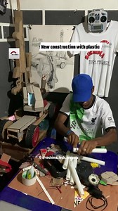 New construction with plastic #construction #engineering #technology #viralreelsfacebookシ | Sochima Simon
