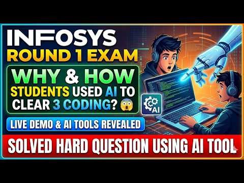 Infosys Round 1 Exam: Why & How Students Used AI? 😲 (Live Demo & AI Tools Revealed)