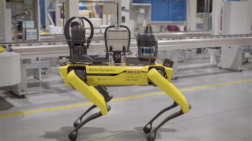 Robot dog (Boston Dynamics) at BMW Group Plant Hams Hall