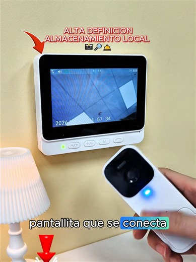 POV: Olvídate de los timbres que necesitan conexión. 🚫Si no hay internet, no hay seguridad en tu entrada.Protege tu casa sin depender de nada.Sin app que instalar, sin WiFi débil, sin cuotas.Totalmente offline, confiable y sencillo.#VideoDoorbell #HomeSecurity #NoWiFiNeeded #NoMonthlyFees #TikTokShop