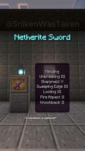 Minecraft ALL Enchants for EVERY ITEM! #shorts