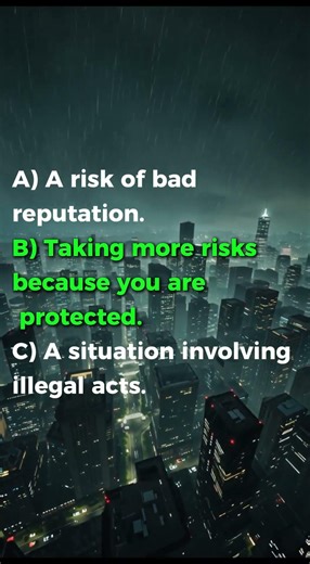 The Hidden Danger of Insurance (Moral Hazard) ⚖️