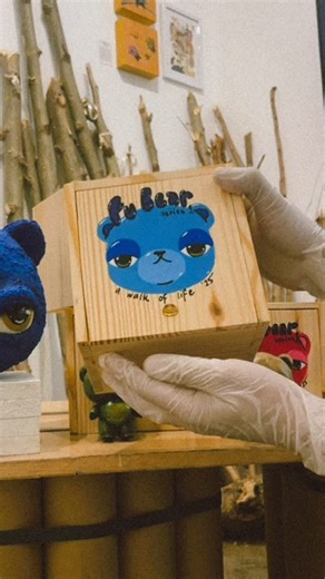 Ian Inoy, MFAD on Instagram: "Unboxing our hand painted toy boxes ❤️ Can’t wait for the patrons to receive them 🐻"