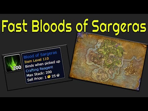 Fast & Easy Blood of Sargeras Farm
