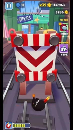 🎄Subway Surfer North Pole Sleigh Landing Frame-Perfect Save 🎁 #shorts #subwaysurfers