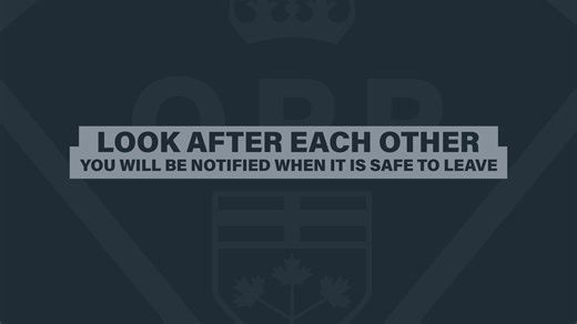 It’s Emergency Preparedness Week, do you know what ‘Shelter in Place’ really means? 🛑 Move indoors to a safe room with few windows, bring pets inside, lock doors and wait for instructions from emergency responders. Watch this video to learn the full steps to protect yourself and others during an emergency. | Ontario Provincial Police