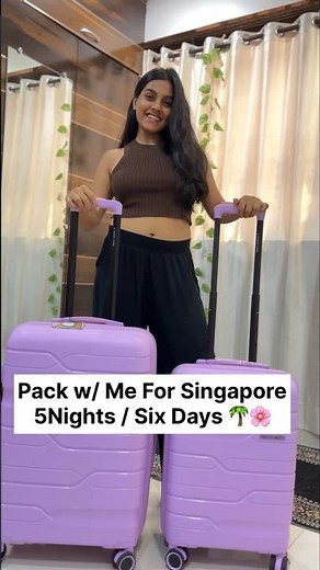 Pack With Me | Singapore 🇸🇬 | Things to Carry | What Should I Pack for Singapore? Shruti Kothari