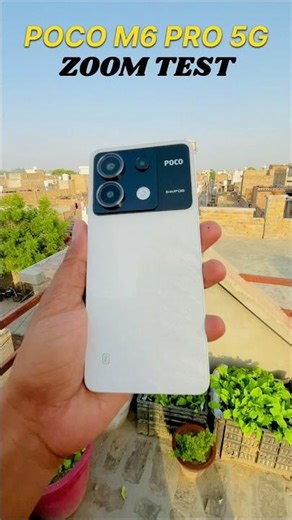 Poco M6 Pro Zoom Test 🔥😯 #shorts #youtubeshorts