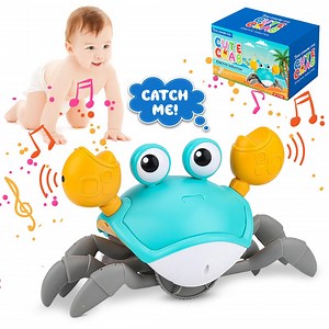 Crawling Crab Baby Toy Infant Tummy Time Toys Babies Learning Crawl Walking Toddler 36 Months Old Music Development 1st Birthday Gifts - Etsy UK