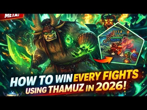 DOMINATE EVERY GAME WITH THAMUZ..🤯!!! - EXP & JUNGLE GUIDE IN JUST 2 MINUTES (2026) 😱🔥