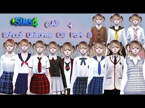 |The Sims 4| CC Japanese School Uniforms | 3 |