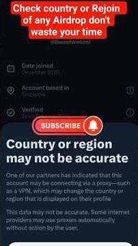 How to Check Any Airdrop Country Region on X (Twitter) #twitter