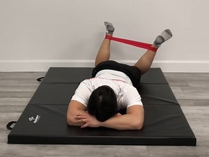 Prone Hip Internal Rotation — Rehab Hero