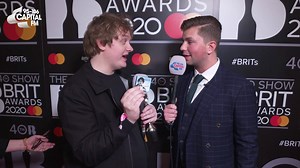 Lewis Capaldi getting his own branded JLS-inspired condoms on the BRITs red carpet is everything... 😂🙌 | Capital FM