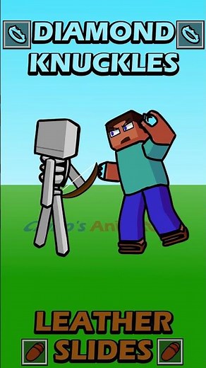 New Weapon Idea? (Minecraft Combat Animation) #minecraft #animation #minecraftanimation