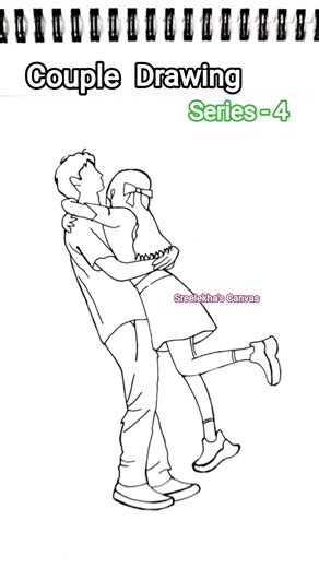 how to draw a romantic💗💗 couple( series-4)#couple drawing tutorial#shorts#art#aesthetic drawing idea