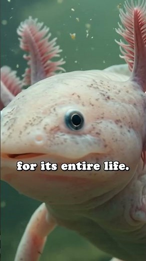 This Animal Refuses to Grow Up #animals #wildlife #documentary #natureinseconds
