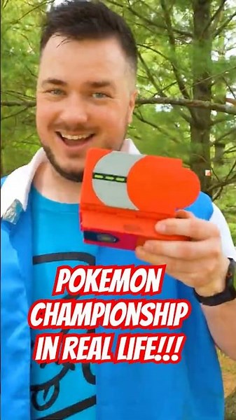 What LEGENDARY POKEMON is this?! Pokemon championship battle in real life 🤩 #pokemongo #pokemon