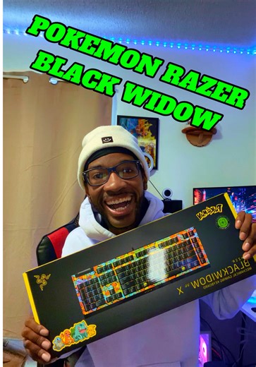 Brand New Pokemon Keyboard, that bih clean #pokemon #pokemoncommunity #pcgamingsetup #pcsetup #pcbuilds