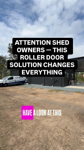 Insulate My Garage on Instagram: "ATTENTION SHED OWNERS — THIS ROLLER DOOR SOLUTION CHANGES EVERYTHING Attention all shed owners, or anyone planning to build a large shed — this is important. We were invited out by this customer because Insulate My Garage is the only company in Australia that can insulate an existing roller door using our flexible roller door insulation fused onto each and every single ridge. This allows the door to function as normal while dramatically regulating temperature al