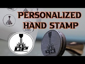 Making a Hand Stamp Co2 Laser With Ramp Edge Lightburn