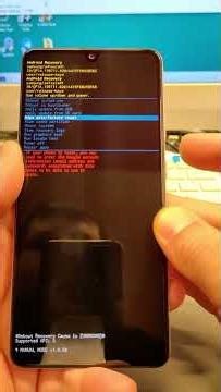 Samsung Galaxy A41 Hard Reset delete pattern