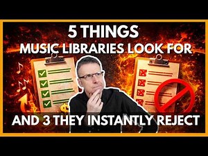 5 Things Production Music Libraries Look For ( And 3 They Instantly Reject)
