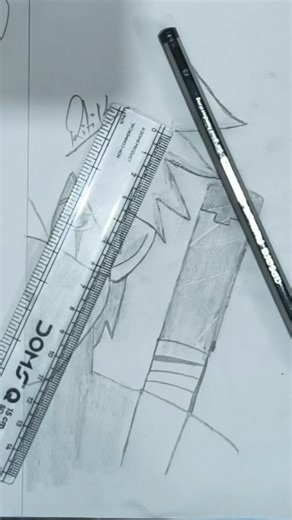 Creative Pencil Drawing with Ruler | Easy Art Setup ✏️📏