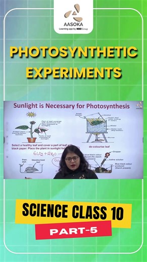 Life Processes: Photosynthetic Experiments | Part-5 | Science Class 10 | NCERT | CBSE 2025 | AASOKA