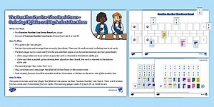 Fraction Number Line Card Game - Ordering Eighths and Equivalent Fractions