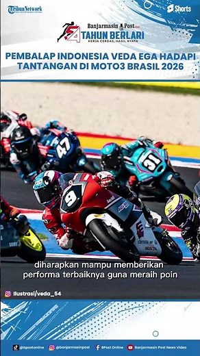 Pembalap Indonesia Veda Ega Hadapi Tantangan di Moto3 Brasil 2026, Berikut Jadwal Tampilnya