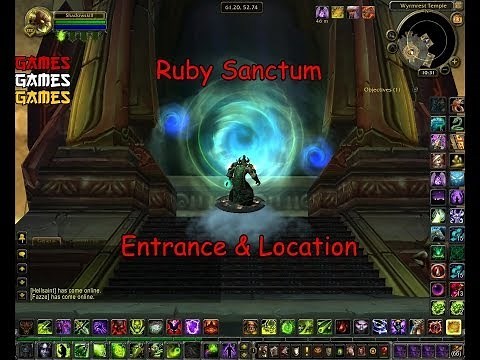 The Ruby Sanctum Raid Entrance & Location