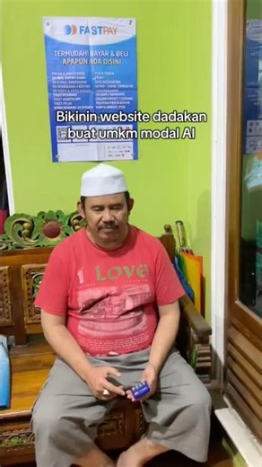 BIKIN WEBSITE MODAL AI!😎 #ai #coding #website #hacks #viral #umkm #indonesia