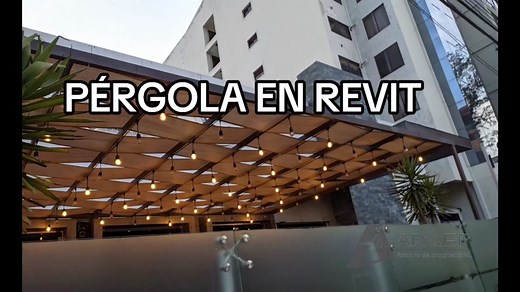 Modelando una PÉRGOLA en Revit: Construcción 3D y Arquitectura