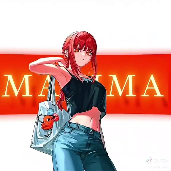 Makima Fashion Edit from Chainsaw Man