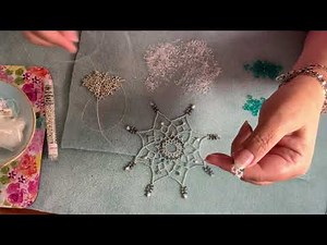 🎄🎄🎄 Beaded Christmas Ornament Cover Part 1 Tutorial 🎄🎄🎄