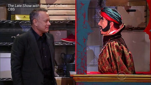 Tom Hanks asks Zoltar from Big for yet another wish