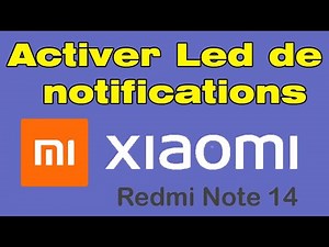 How to activate the Xiaomi Redmi Note 14 notification LED