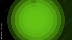 Circle transition animation. Transparency green circle to black background motion. Opening transparency footage video.