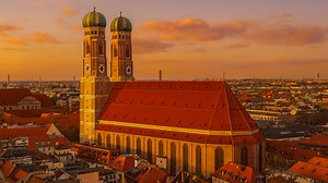 Munich’s Red Roofs From the Sky