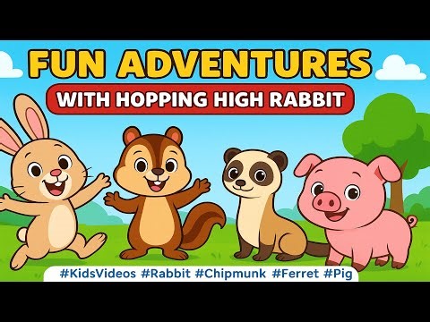 “Hopping High Rabbit & Friends Adventure | Fun Animal Stories & Learning for Kids”