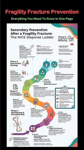 Fragility Fracture Prevention Explained in One Page #shorts